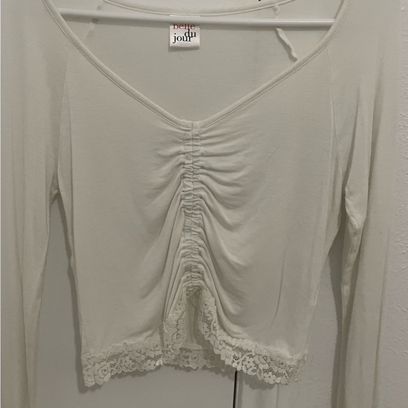 Lacy Crop Top - Picture 1 of 2